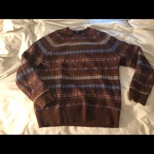 j crew 100% lambswool sweater size medium